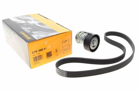 Комплект ременя генератора Audi A2/Seat Ibiza/Skoda Fabia/VW Golf/Polo 1.4/1.6/1.6FSI 97- 31 6PK1080K1 фото товару