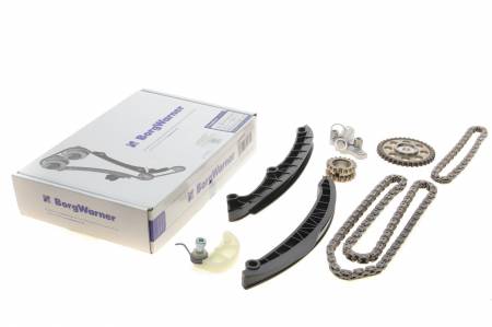 Комплект ланцюга ГРМ VW Golf V 1.4TSI, 10/03 - 02/09, 90/103/125kw, (z=130/18-18/36/36) (BorgWarner) 5105 03C198229FS2 фото товару