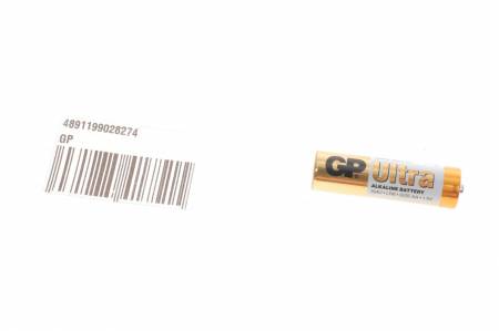 Батарейка GP Ultra Alkaline AA LR06 (1.5V) (1шт) 5040 4891199028274 фото товару
