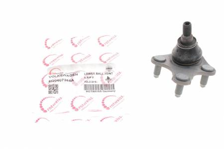 Опора кульова (передня/знизу/L) Audi A3/Skoda Octavia III/VW Caddy IV/Golf VII 12- (всередині OE VAG) 5015 5Q0407365A фото товару