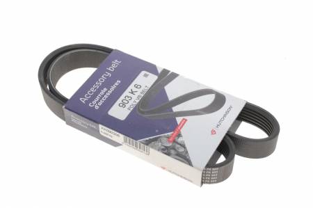 Ремінь генератора VW Caddy III/Fiat Ducato 1.6/2.5TDI 94-02 (6PK903) 239 903 K 6 фото товару