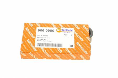 Ремінь генератора VW Caddy/Golf/Skoda Octavia 1.6/2.0 04-15/Fiat Ducato 2.5TDI 94-02/Scudo 1.6 96-06 5010 906 0900 фото товару