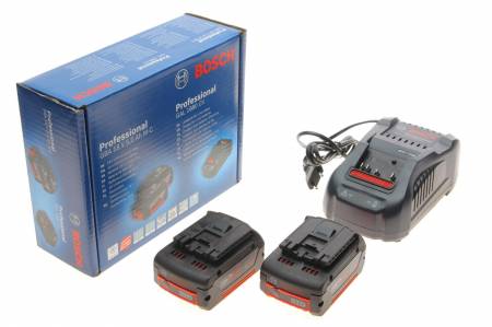 Набір акумуляторів для електроінструменту GBA 18V 5.0Ah + зарядний пристрій GAL 1880 CV 30 1600A00B8J фото товару