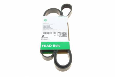 Ремінь генератора Citroen Berlingo 1.6HDI 06-/Fiat Ducato/Doblo 2.0D 10-/Scudo 1.6D 07- (6PK1705) 204 FB 6PK1705 фото товару