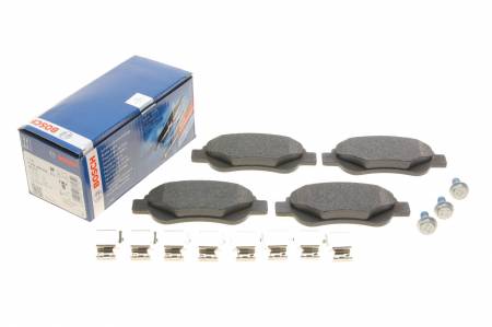 Колодки гальмівні (передні) Citroen С1/Peugeot 107 05-/108 14-/Toyota Aygo 05- (з аксесуарами) 30 0986494606 фото товару