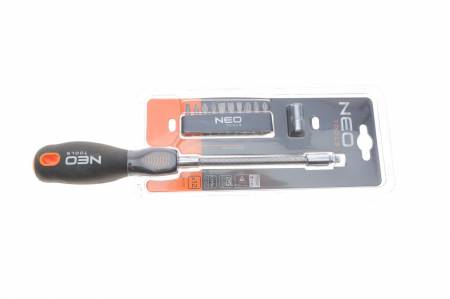 Викрутка з гнучким стержнем 1/4+10 біт (магнітний накінечник) 5385 04-212 фото товару