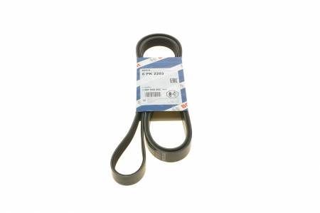 Ремінь генератора MB Sprinter OM611 (-AC) (6PK2203) 30 1987946282 фото товару