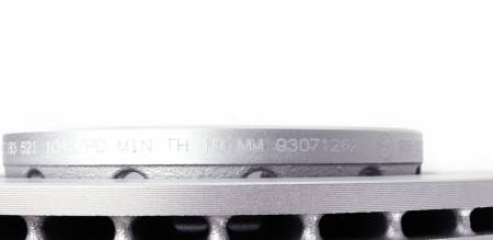 Диск гальмівний (передній) Skoda Octavia/Fabia/Roomster 06- (256x22) 144 183 521 1018/PD фото товару