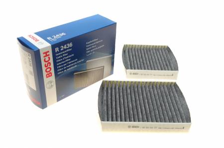 Фільтр салону Citroen C3/C4/Peugeot 207/208 09- (вугільний) К-кт 2 шт. 30 1987432436 фото товару