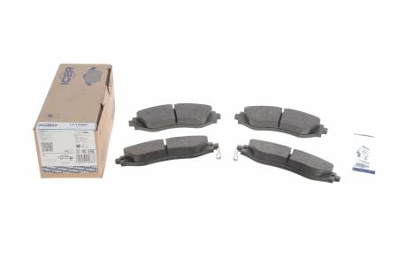 Колодки гальмівні (передні) Chevrolet Epica 05-/Astra 99-11/Daewoo Nubira/Leganza 97-/Rezzo 00- 158 181260 фото товару