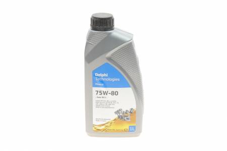 Олива трансмісійна 75W80 Delphi Gear Oil 5 (1L) (GL5/MIL-L-2105D/MAN 342 M-2/Volvo 1273.10) 89 28344397  фото товару