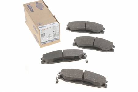 Колодки гальмівні (передні) Hyundai Santa Fe/Trajet 00-12/Ssangyong Actyon/Kyron 05-/Rexton 02- 158 181372 фото товару