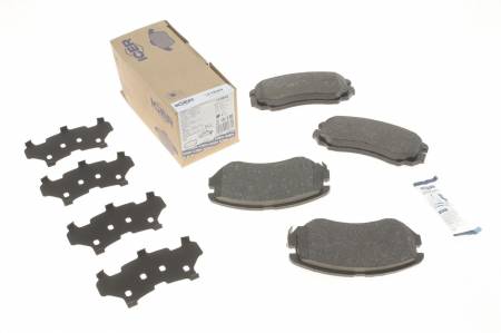 Колодки гальмівні (передні) Hyundai Sonata/Elantra 01-11/ix20 10-/Tucson/Kia Sportage/Carens 04- 158 181644 фото товару