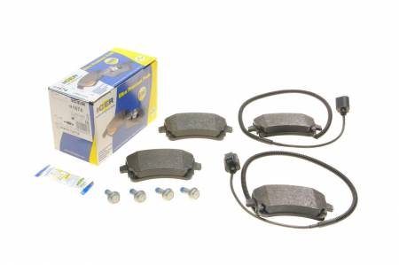 Колодки гальмівні (задні) Audi A4 04-08/A6 95-/A8 02-10/VW Phaeton 02-16 (+датчики) 158 181674 фото товару