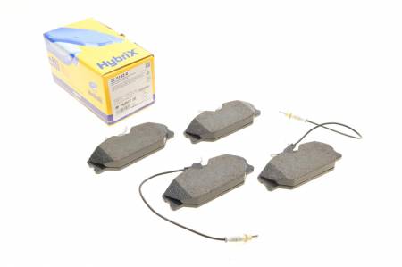 Колодки гальмівні (передні) Renault Laguna I 93-01/Megane I 96-03/Safrane 92-00 (з датчиком) 121 22-0142-0 фото товару