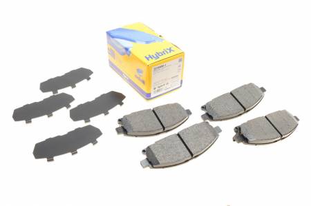 Колодки гальмівні (передні) Nissan X-Trail 01-13/Pathfinder 97-04 (з аморт. коливання) 121 22-0406-1 фото товару