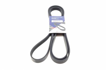 Ремінь генератора Hyundai Santa Fe/Kia Sorento 2.0-2.2CRDi 09-(6PK2498) 239 2498 K 6 фото товару