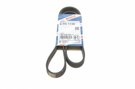 Ремінь генератора Renault Kangoo 1.5 dCi 03- (6PK1130) 30 1987948440 фото товару