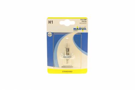 Автолампа H1 12V 55W P14.5s Standard (Blister) 485 483204000 фото товару