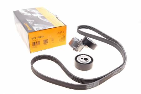 Комплект ременя генератора Citroen Berlingo/Peugeot Partner 2.0HDI 99-11/Renault Kangoo/Clio 1.6 01- 31 6PK1750K1 фото товару