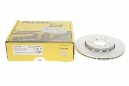 Диск гальмівний (передній) Skoda Octavia/Fabia/Roomster 06- (256x22) PRO+ 39 92082205 фото товару