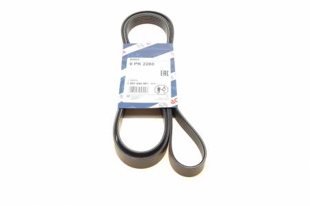 Ремінь генератора MB Sprinter CDI (-AC) (6PK2260) 30 1 987 945 981 фото товару