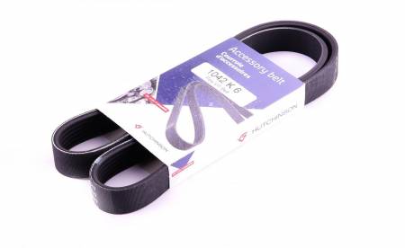 Ремінь генератора VW Caddy/Golf/Passat/T4 1.9 D/TD 96- (6PK1042) 239 1042 K 6 фото товару