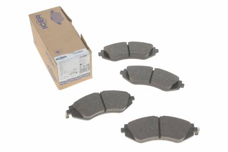 Колодки гальмівні (передні) Chevrolet Lacetti 05-/Spark 10-/Daewoo Lanos/Sens/Nubira 97-/Rezzo 00- 158 181263 фото товару