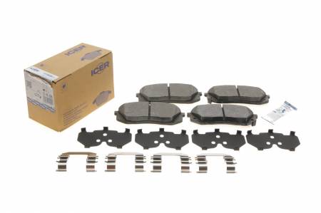 Колодки гальмівні (передні) Hyundai Tucson 15-/і40/іх35/Sonata/Kia Sportage/Optima 10-/Soul 14- 158 181826-201 фото товару