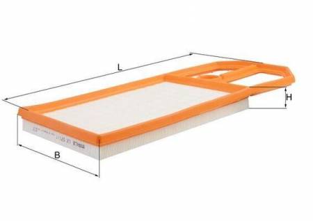 Фільтр повітряний VW  Golf IV 1.4-1.6 00-04/Skoda Octavia 1.4 00-10 287 LX 571/1 фото товару