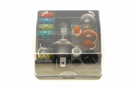 Комплект лампочок H4 12V (P21/5W,P21W ,R5W,WY5W. T4W + 4 запобіжника) 485 984083010 фото товару