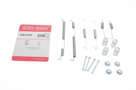 Комплект пружинок колодок ручника Fiat Ducato 94- (250x56) (Bendix) 5005 105-0753 фото товару