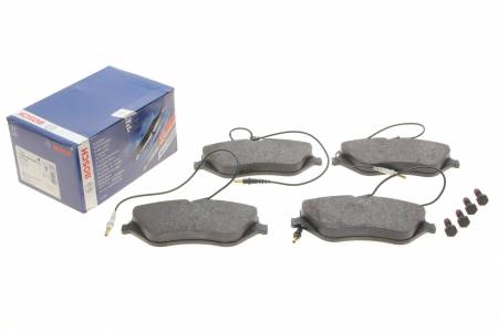 Колодки гальмівні (передні) Peugeot 407 04- (Lucas) (з датчиком) 30 0986494098 фото товару