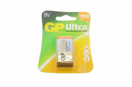 Батарейка GP Ultra Alkaline 6LF22 (9V) (1шт) 5040 4891199034688 фото товару