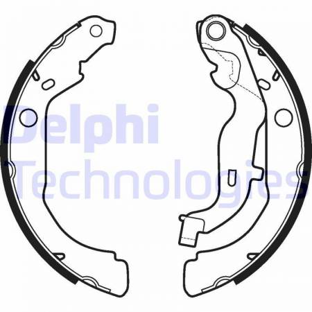 Колодки гальмівні (задні) Dacia Duster 1.2TCe/1.5dCi/1.6 16V 10- (барабанні) (229x42) (Bosch) 89 LS2127 фото товару