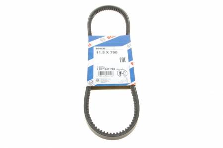 Ремінь генератора Audi 100/200/VW Caddy II/Golf III/IV/Passat/Sharan -04 (11.5x790) 30 1987947782 фото товару