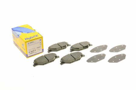 Колодки гальмівні (передні) Skoda Fabia II/III 07-/VW Polo 10- 121 22-1006-0 фото товару