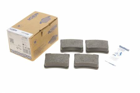 Колодки гальмівні (задні) Peugeot 406 95-04/607 00-11 158 181109 фото товару