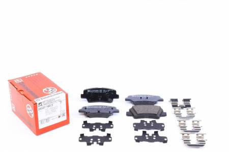 Колодки гальмівні (задні) Kia Ceed/Rio III/Hyundai Accent/Tucson/i20/i30/i40 10-(Akebono)(з аксес) 86 25337.160.2 фото товару