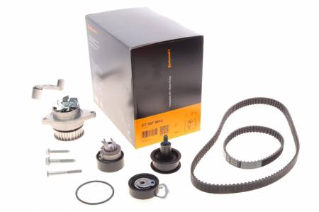 Комплект ГРМ + помпа Audi A2 1.6 FSI/Seat Leon/VW Golf IV 1.6 16V 00-06 (20/17x130/58z) 31 CT957WP2 фото товару