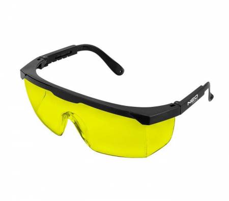 Окуляри захисні (жовті) УФ захист 5385 97-506 фото товару
