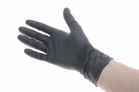 Рукавиці нітрилові (100шт./M) (чорні) 95 099700141000 фото товару