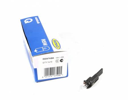 Автолампа 12V 1.2W B8.5s/40 Black (в прикурювач) 5035 R509TKBK фото товару