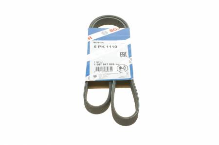 Ремінь генератора поліклиновий Renault Kangoo 1.4i 98-/ 1.6i 02- (5PK1110) 30 1987947926 фото товару