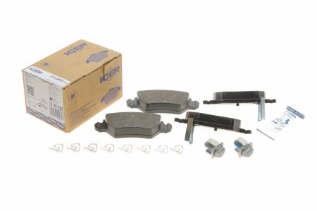 Колодки гальмівні (задні) Opel Astra G 98-09/Zafira A 99-05/Chevrolet Corsa 94-02/Zafira 01-12 158 181363-702 фото товару