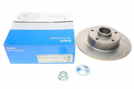 Диск гальмівний (задній) Renault Megane III/Scenic III 08- (260x8) (+ABS) (з підшипником) 89 BG9112RS фото товару