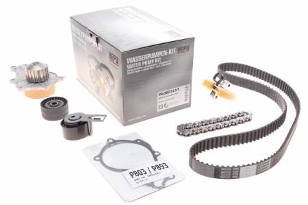 Комплект ГРМ + помпа Citroen Berlingo/Jumpy 1.6HDi 10- (141x25.4) (+ ланцюг і натяжник маслонасоса) 178 PK08031XT фото товару