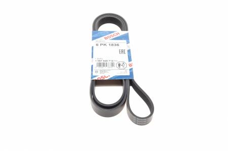 Ремінь генератора Renault Master 2.2/2.5 dCi 00- (6PK1836) 30 1987945714 фото товару