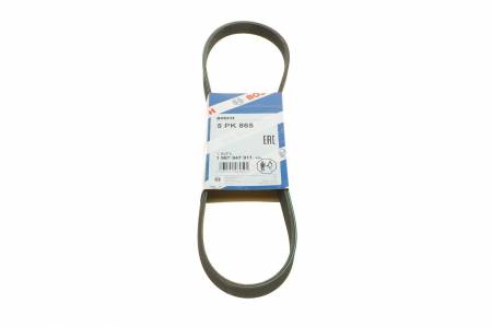 BOSCH ремінь П-клиновий 5PK865 ALFA BMW DAEWOO FORD MAZDA MITSUBISHI 30 1987947911 фото товару