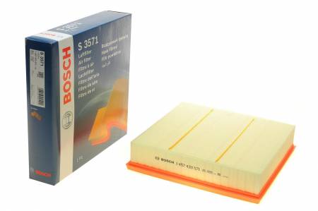 BOSCH ,S3571 фільтр повітряний OPEL Omega B 2,0-3,2, Vectra B 1,7TD (246*58*262) 30 1457433571 фото товару